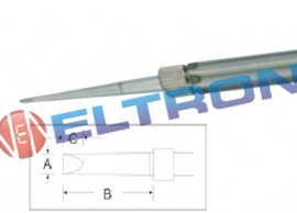 CT5C7 Ponta de fenda 370°C 3,2 mm para Ferro de Solda W60P3BR / W60PD3BR