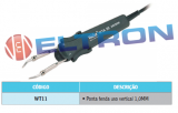 WT11 Ponta de Solda para WTA50
Ponta Fenda uso vertical 1,0MM