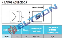 NQ50 Bocal 4 Lados Aquecidos para WHA900