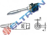 HTC Ponta Fenda Longa  3,2mm x 1mm para  Ferro de Solda LR82