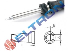 LTA16 Ponta Fenda 1,6mm x 0,7mm x 13,5mm para Ferro de Solda WP / WSP80